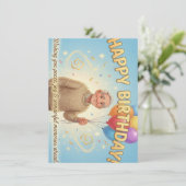 Animation style Birthday Card for Grandparents. Kaart (Staand voorkant)