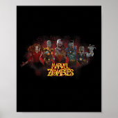 Animation Zombies Undead Heroes And Villains Poster (Voorkant)