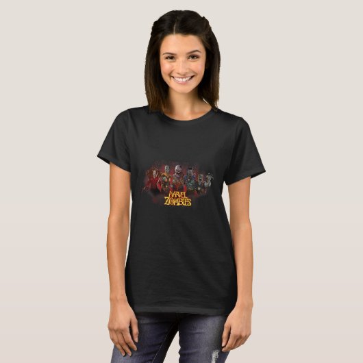 Animation Zombies Undead Heroes And Villains T-shirt (Voorkant volledig)