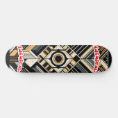 Animatische art deco persoonlijk skateboard (Horizontaal)