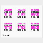 Animator Heks Vierkante Sticker (Vel)