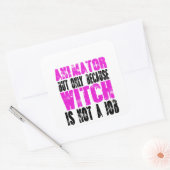 Animator Heks Vierkante Sticker (Envelop)