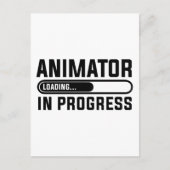 Animator in opleiding briefkaart (Voorkant)