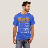 Animator Uurtarieven meisje T-shirt (Voorkant volledig)