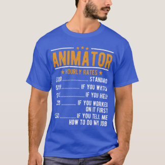 Animator Uurtarieven meisje T-shirt