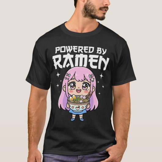 ANIME - AANGEDREVEN DOOR RAMEN T-SHIRT (Voorkant)