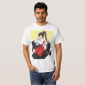 Anime Akeno Himejima T-shirt (Voorkant volledig)