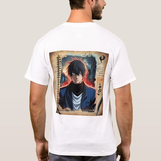 Anime Allure: Draag je favoriete personage T-shirt (Achterkant)
