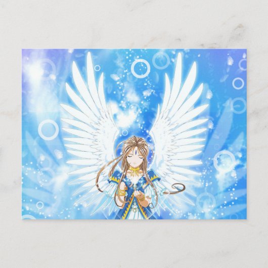 Anime Angel Briefkaart (Voorkant)