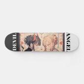 Anime Angel Devil Deck, Room Wall Art Persoonlijk Skateboard (Horizontaal)