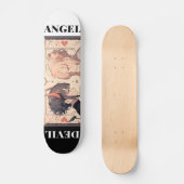 Anime Angel Devil Deck, Room Wall Art Persoonlijk Skateboard (Voorkant)