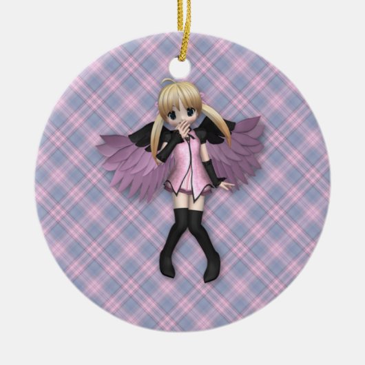 Anime Angel Ornament (Voorkant)