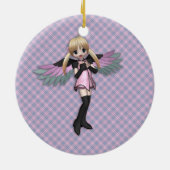 Anime Angel Ornament (Achterkant)