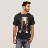 Anime Arab Women Walking through Middle Eastern Ci T-shirt (Voorkant volledig)