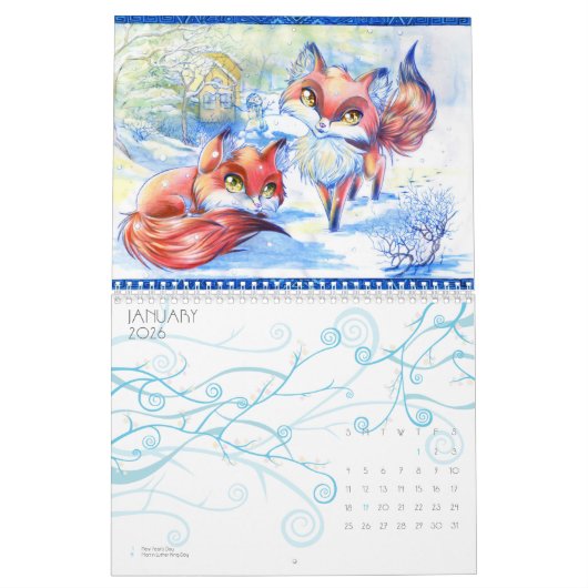 Anime art. 2014 kalender (Jan 2026)