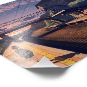 Anime art briefkaart foto afdruk (Hoek)