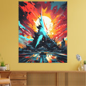 Anime Art Canvas (Insitu (Woonkamer))
