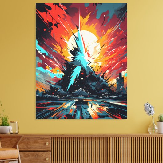 Anime Art Canvas (Insitu (Woonkamer))