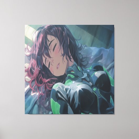 Anime Art. Canvas Afdruk (Voorkant)
