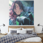 Anime Art. Canvas Afdruk (Insitu (Slaapkamer))