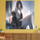 Anime Art. Canvas Afdruk (Insitu (Woonkamer))