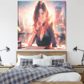 Anime Art. Canvas Afdruk (Insitu (Slaapkamer))