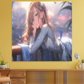 Anime Art. Canvas Afdruk (Insitu (Woonkamer))
