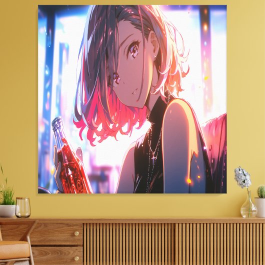 Anime Art. Canvas Afdruk (Insitu (Woonkamer))