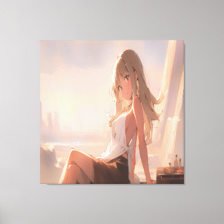 Anime Art. Canvas Afdruk