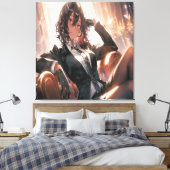 Anime Art. Canvas Afdruk (Insitu (Slaapkamer))
