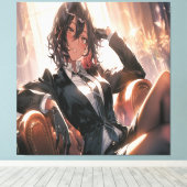 Anime Art. Canvas Afdruk (Insitu (Houten vloer))