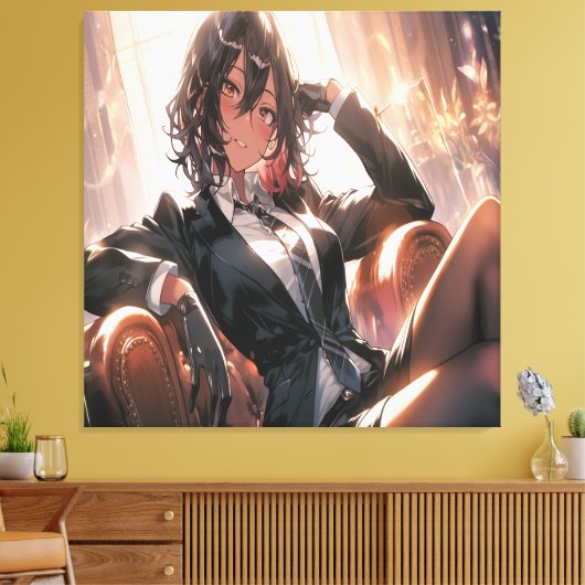 Anime Art. Canvas Afdruk (Insitu (Woonkamer))