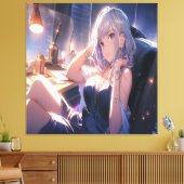 Anime Art. Canvas Afdruk (Insitu (Woonkamer))