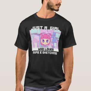 Anime Art for Women Teen Girls Mannen Anime Merch  T-shirt