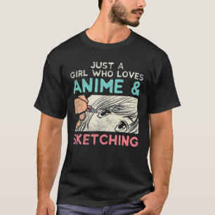 Anime Art for Women Teen Girls Mannen Anime Merch  T-shirt