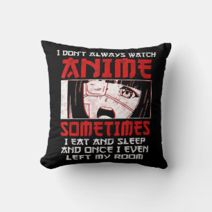 Anime Art Lover voor meisjes Vrouwelijke jongens k Kussen