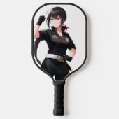 Anime art pickleball paddle (Achterkant)