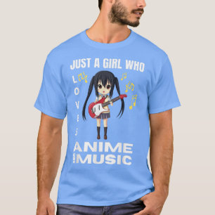 Anime Art voor vrouwen Teen Girls Anime Merch Musi T-shirt