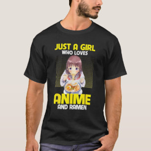 Anime Art voor vrouwen Teen Girls Anime Merch Rame T-shirt