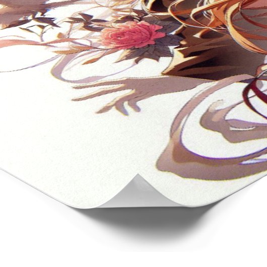 Anime Art Wall Decor Poster (Hoek)