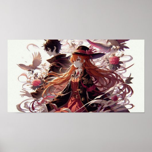 Anime Art Wall Decor Poster (Voorkant)