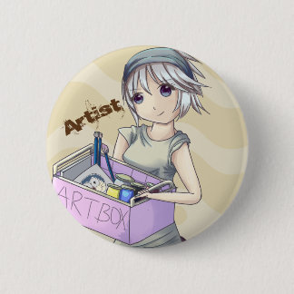 "Anime Artist"-Button Ronde Button 5,7 Cm