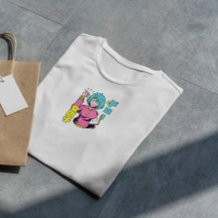Anime Artist Girl T-shirt
