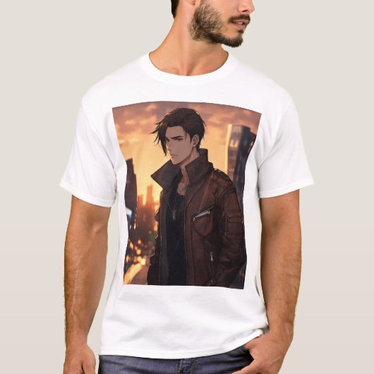 Anime Attitude Vibes T-shirt (Voorkant)