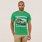 Anime Audi RS3 T-shirt (Voorkant volledig)