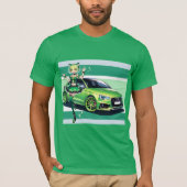 Anime Audi RS3 T-shirt (Voorkant)
