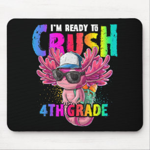 Anime Axolotl Waifu die van Anime Ramen en Sketc h Muismat