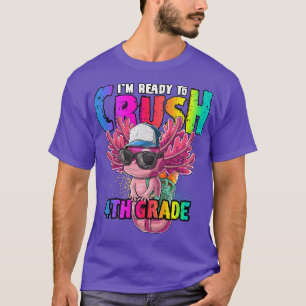 Anime Axolotl Waifu die van Anime Ramen en Sketc h T-shirt