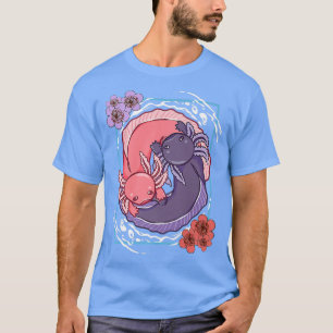 Anime Axolotl Waifu die van Anime Ramen en Sketc h T-shirt