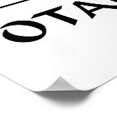 Anime Bad Eyes Poster (Hoek)